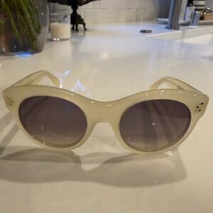 Celine Cream Sunglasses
